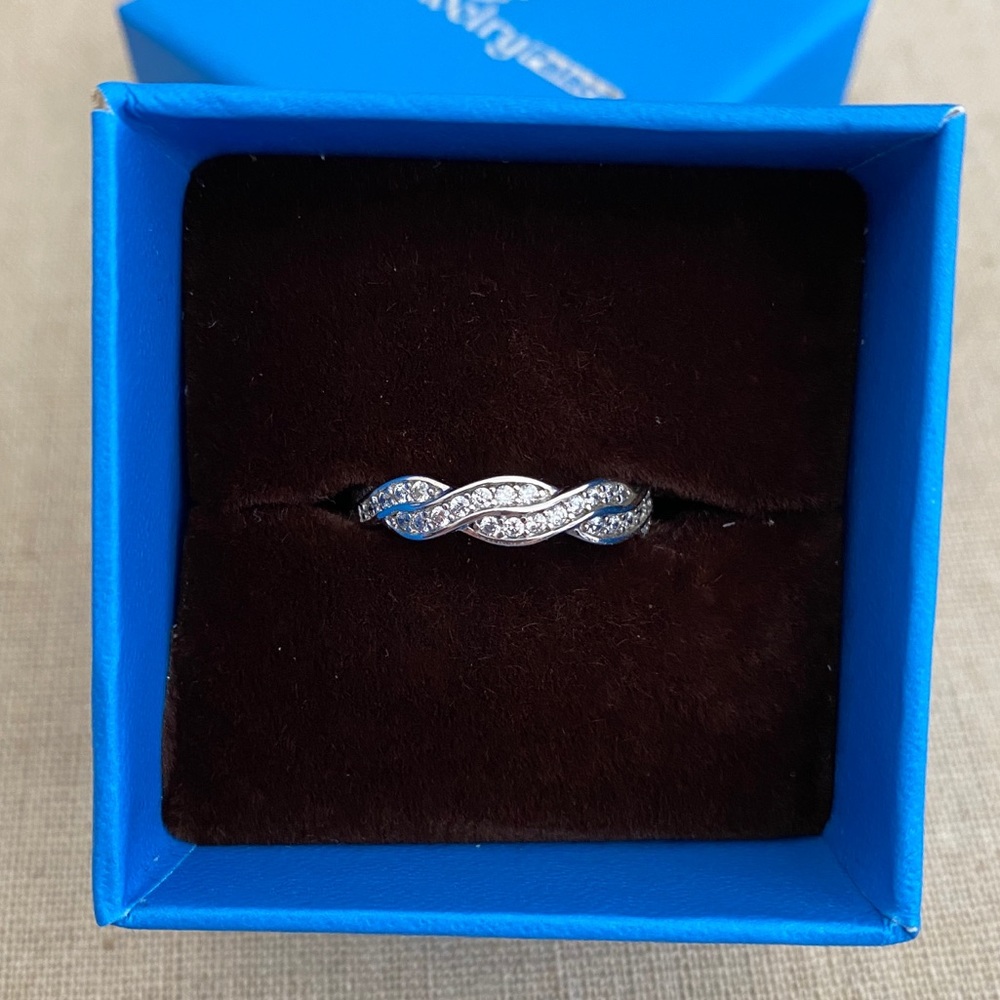 Sterling Silver and Cubic Zirconia Ring